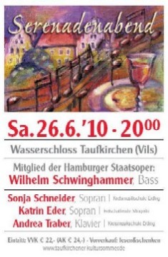 Plakat Serenadenabend 2010